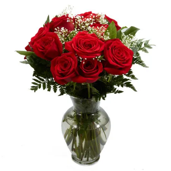 10 Red Roses Bouquet